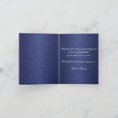 Vielen Dank Hochzeitsvorlage Dankeskarte (Innenseite)