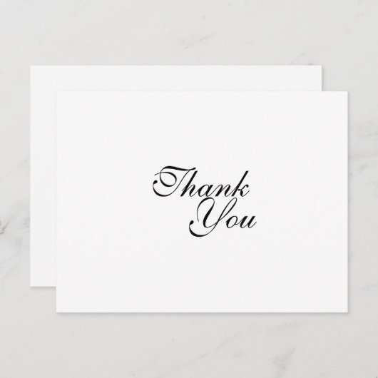 Vielen Dank Hochzeitsvorlage Postkarte (Vorne/Hinten)