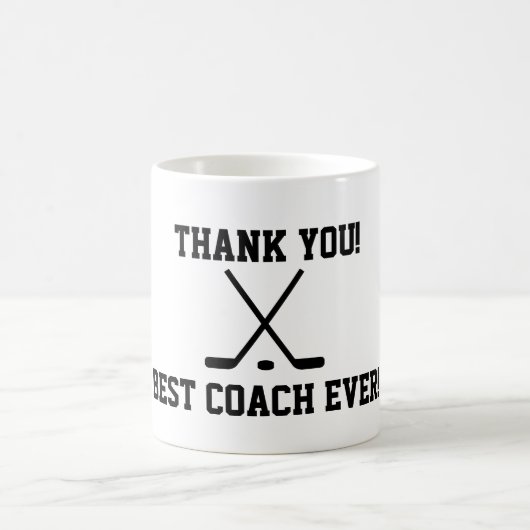 Vielen Dank Hockey Coach Tasse (Mittel)