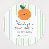 Vielen Dank Hübsche Pastellfarben Streifen Grüne G Etiketten (Design 1)