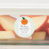 Vielen Dank Hübsche Pastellfarben Streifen Grüne G Etiketten (Befestigt)