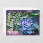 Vielen Dank Hydrangea 4577 - anpassen Sie jede Gel Postkarte (Vorne/Hinten)