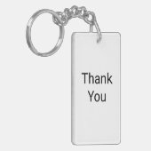 Vielen Dank - ich bin dankbar Schlüsselanhänger (Vorderseite links)