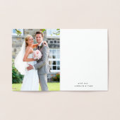 VIELEN DANK IHNEN, DIE NEUVERmählte minimale Liebe Folienkarte (Innenseite)