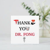 Vielen Dank, Ihr Arzt für Gesundheit (Stehend Vorderseite)