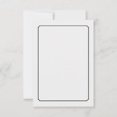 Vielen Dank, Ihr Card Black 5x3.5 Flat Dankeskarte (Rückseite)