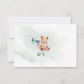 Vielen Dank Ihr Einschließungskarte Baby Bear Dankeskarte (Rückseite)