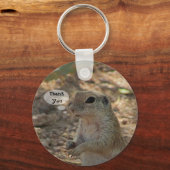 Vielen Dank, Ihr Ground Eichhörnchen Foto Wüstenti Schlüsselanhänger (Vorderseite)