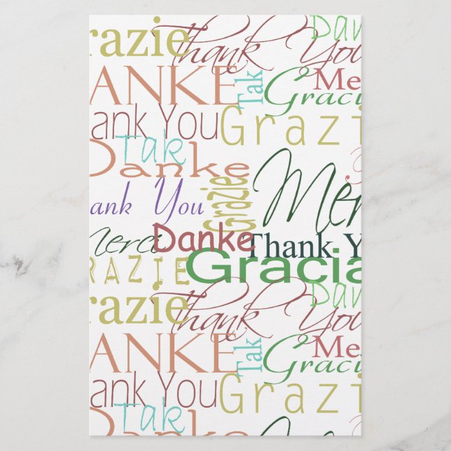 Vielen Dank, Ihr Handarbeit (Vorderseite)