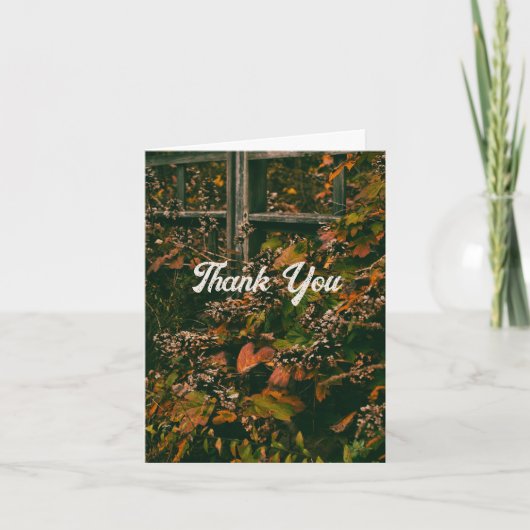 Vielen Dank, Ihre Card-Herbstfarben Dankeskarte (Vorderseite)