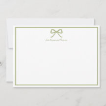 Vielen Dank Ihre Card Preppy Bow Baby Dusche