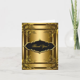 Vielen Dank Ihre Karte Elegant Black Gold