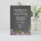 Vielen Dank, Ihre Karte Verlobung Hochzeitskhalle (Stehend Vorderseite)