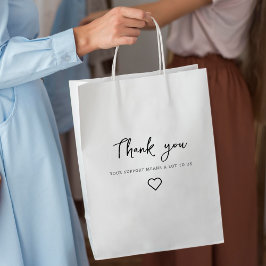 Vielen Dank, Ihre Unterstützung bedeutet uns viel, Mittlere Geschenktüte