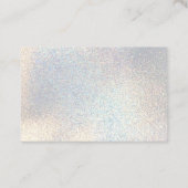 vielen Dank Imitate Glitzer Visitenkarte (Rückseite)
