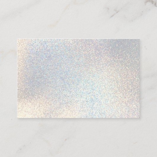 vielen Dank Imitate Glitzer Visitenkarte (Rückseite)