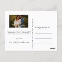 Vielen Dank in der Liebe Hochzeit Foto Gold Script