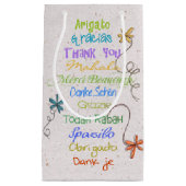 Vielen Dank in Fremdsprachen Kleine Geschenktüte (Vorderseite)