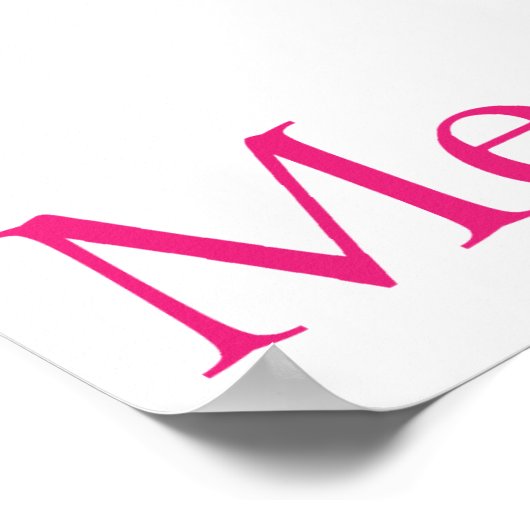 Vielen Dank in Many Languages Poster (Ecke)