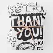 Vielen Dank in verschiedenen Sprachen Geschenkpapier Set (Beispiel)