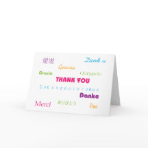 Vielen Dank in vielen Sprachen