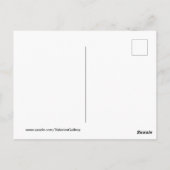 Vielen Dank in vielen Sprachen Pink Blue Lila Gree Postkarte (Rückseite)