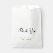 Vielen Dank, Individuelle Name Text Occasion Geschenktütchen (Vorderseite)