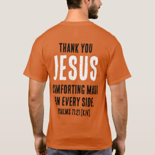 Vielen Dank JESUS für den Komfort Maui auf jeder S T-Shirt