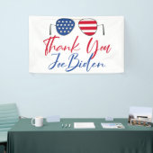 Vielen Dank Joe Biden American Flag Gedenkfeier Banner (Messeveranstaltung)