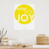 Vielen Dank JOY Poster (Küche)