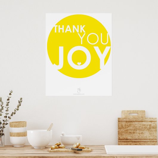Vielen Dank JOY Poster (Küche)