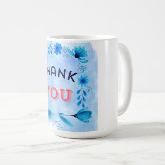 Vielen Dank Kaffeetasse (VorderseiteRechts)