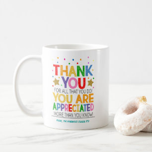 Vielen Dank Kaffeetasse
