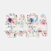 Vielen Dank Kalligraphie Script Watercolor Blume Geschenkschachtel (Ungefaltet)