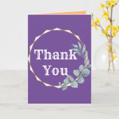 Vielen Dank Karte (Gelbe Blume)