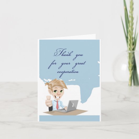 Vielen Dank Karte (Vorderseite)