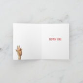 Vielen Dank Karte (Innenseite)