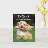 Vielen Dank Karte (Gelbe Blume)