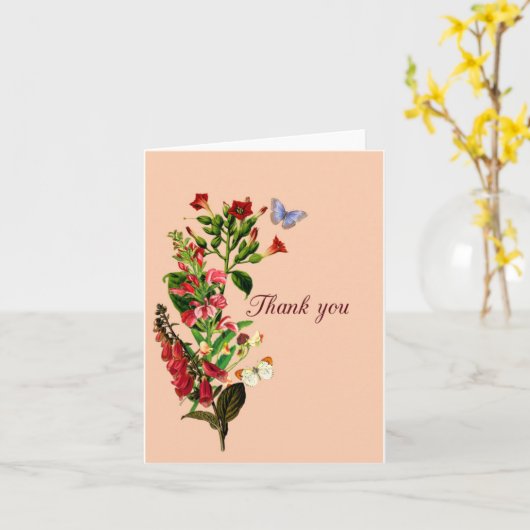 Vielen Dank Karte (Gelbe Blume)