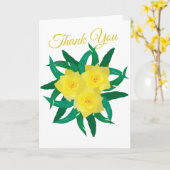 Vielen Dank Karte (Gelbe Blume)
