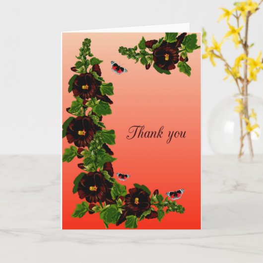 Vielen Dank Karte (Gelbe Blume)