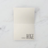 Vielen Dank Karte (Innenseite)