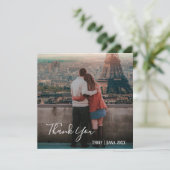 Vielen Dank Karte (Stehend Vorderseite)