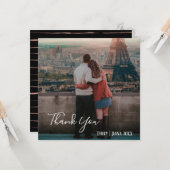 Vielen Dank Karte (Vorderseite/Rückseite Beispiel)