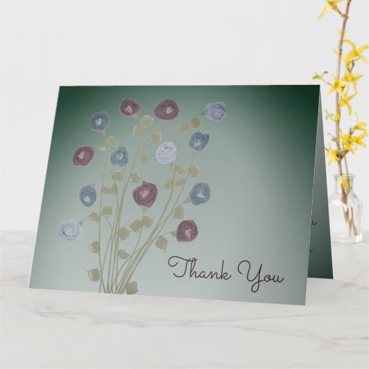 Vielen Dank Karte (Gelbe Blume)