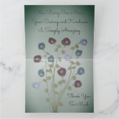 Vielen Dank Karte (Innenseite)