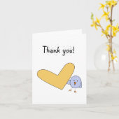 Vielen Dank Karte (Gelbe Blume)