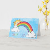 Vielen Dank Karte (Gelbe Blume)