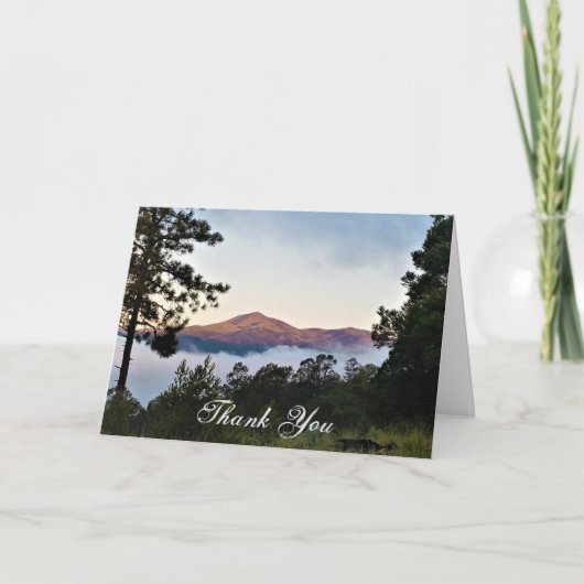 Vielen Dank Karte Berglandschaft (Vorderseite)