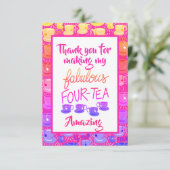 Vielen Dank Karte Fabulous 40 (Stehend Vorderseite)